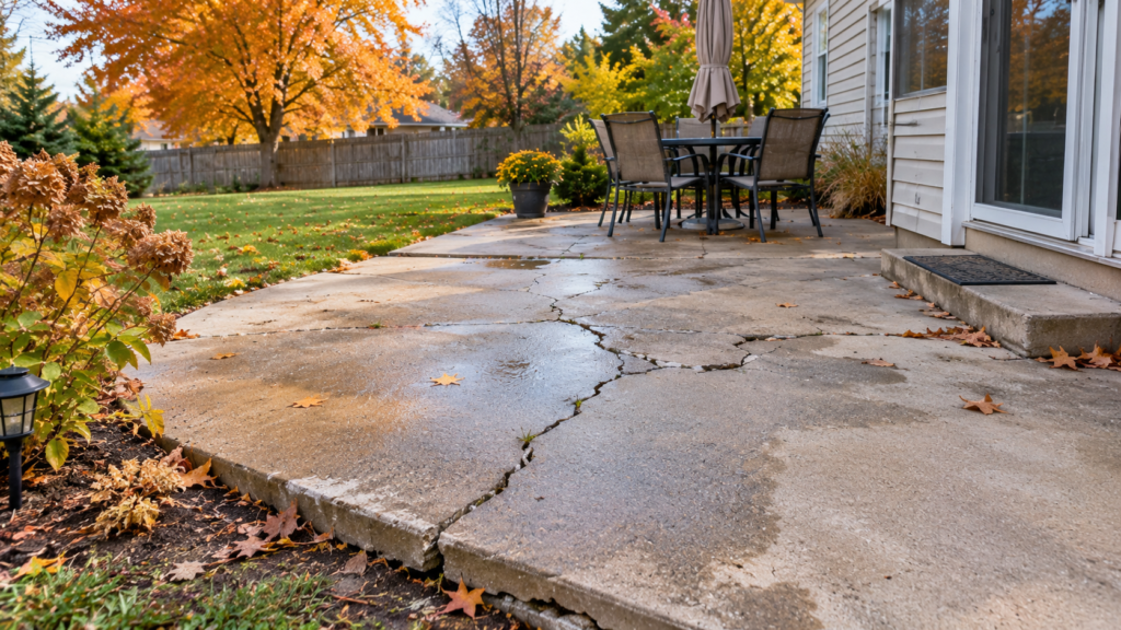 7 Signs Your Concrete Patio Needs Replacement Before Winter